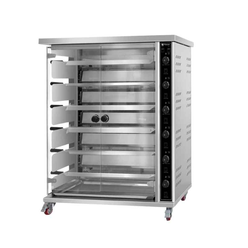 Vosco VWJG-6P 30 Piliç Kapasiteli Piliç Çevirme Fırını